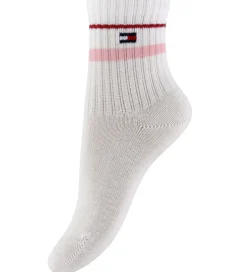Strømper*Tommy Hilfiger Strømper - 2-pak - Rosa/Hvid