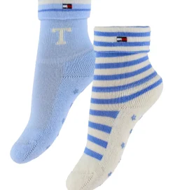 Børn Tommy Hilfiger Strømper - 2-pak - Lyseblå/Hvid