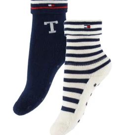 Børn Tommy Hilfiger Strømper - 2-pak - Tommy Original/Hvid
