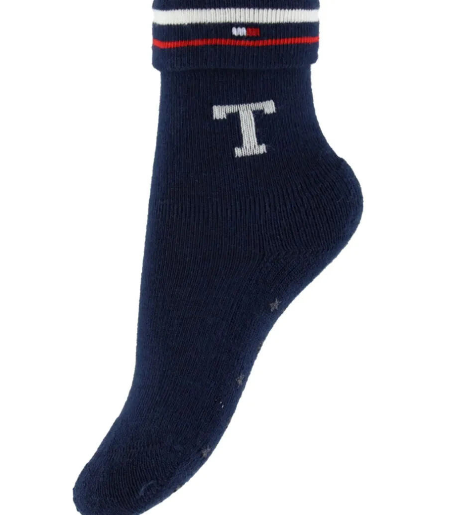 Børn Tommy Hilfiger Strømper - 2-pak - Tommy Original/Hvid