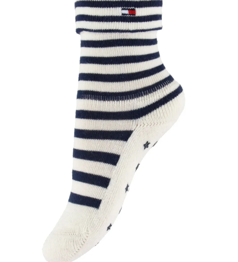 Børn Tommy Hilfiger Strømper - 2-pak - Tommy Original/Hvid