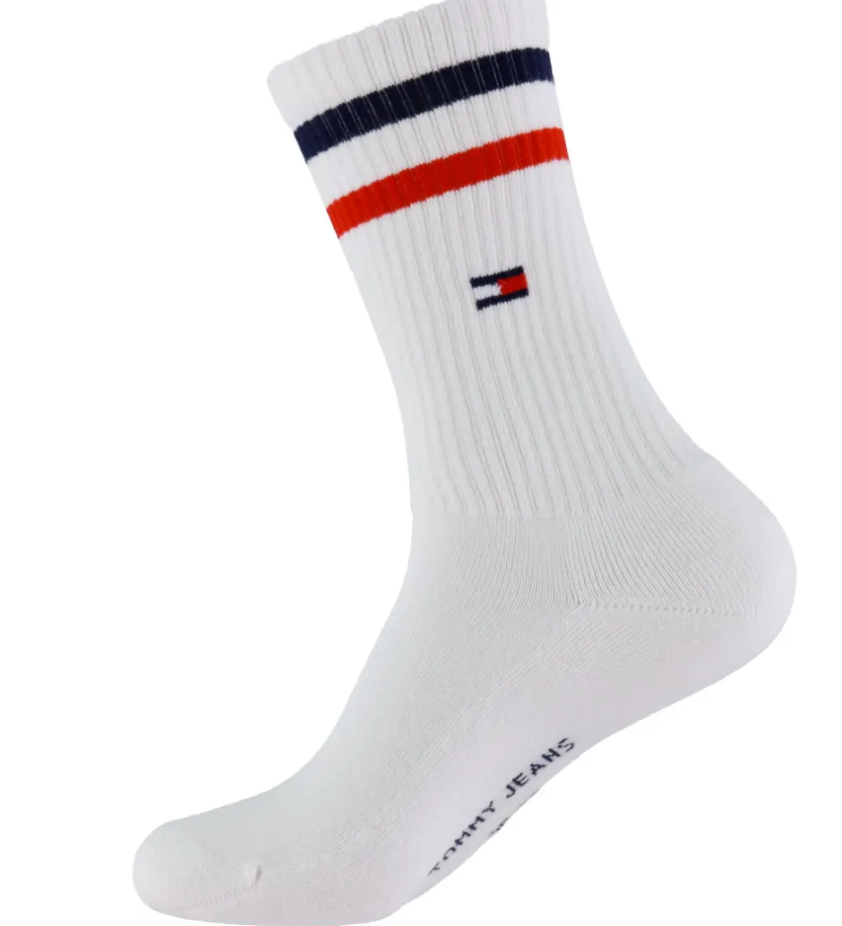 Børn Tommy Hilfiger Strømper - 2-pak - Hvid m. Striber