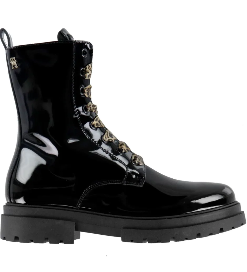 Støvler*Tommy Hilfiger Støvler - Lace-Up - Sort