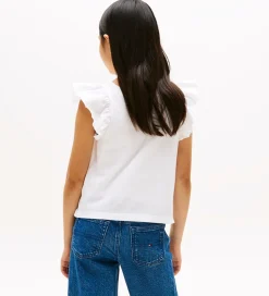 Børn Tommy Hilfiger Top - Ruffle - Hvid