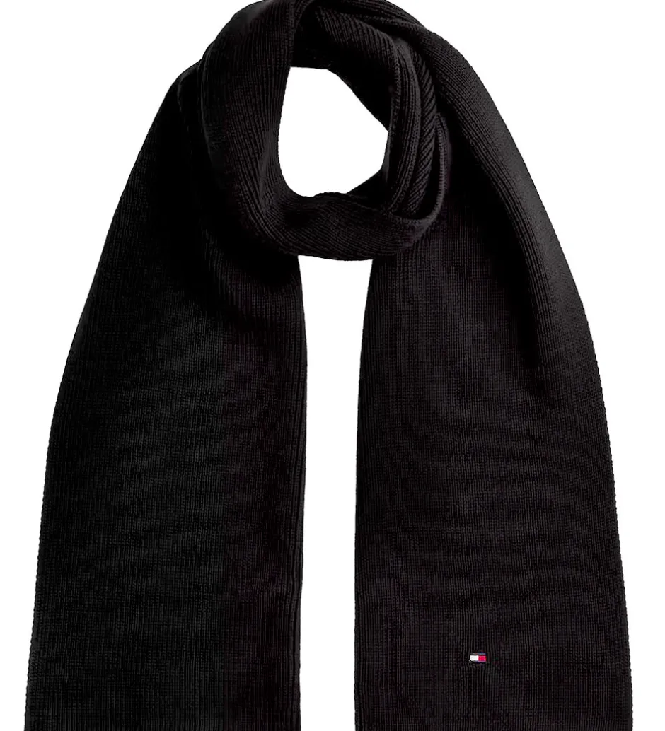 Tørklæder*Tommy Hilfiger Tørklæde - Strik - Sort