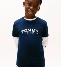 T-Shirts*Tommy Hilfiger T-shirt - Monotype - Dark Night Navy
