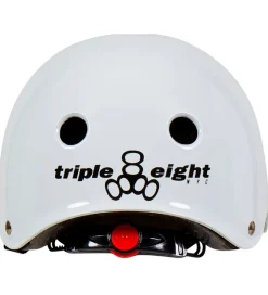 Skaterhjelme*Triple Eight Hjelm - Lil 8 - White Glossy