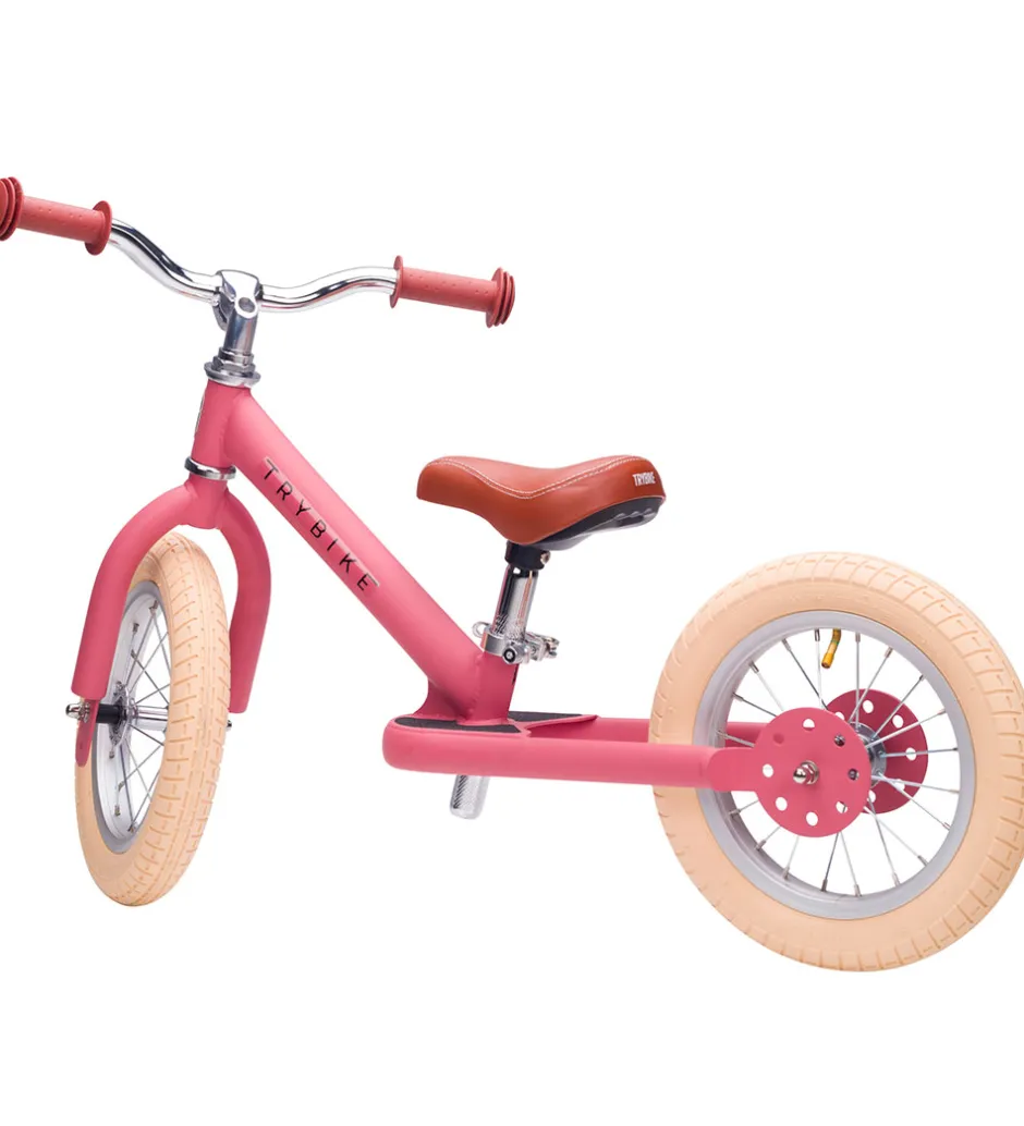 Løbecykler*TryBike Løbecykel - Steel - Vintage Edition - Rosa