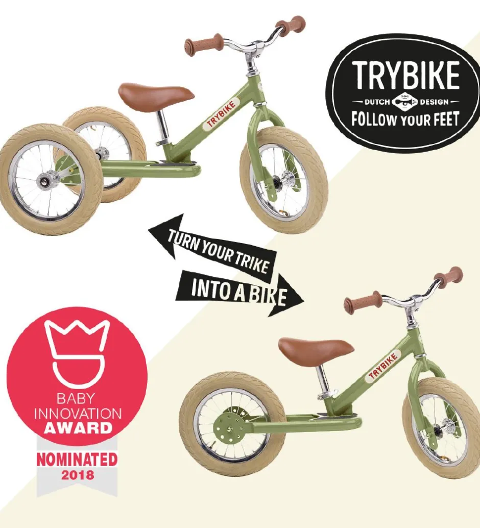 TryBike Løbecykel - Steel - Blå