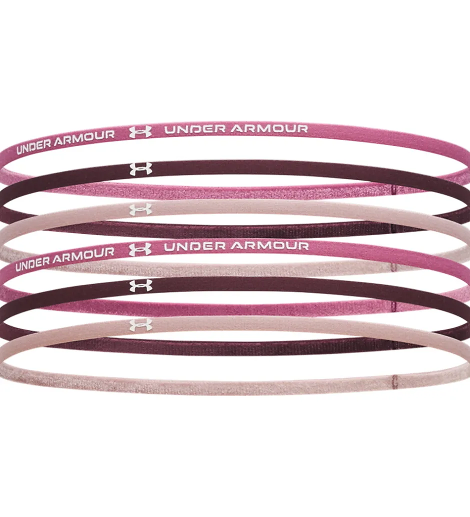 Under Armour Hårbånd - 6-pak - Fuchsia Dusk
