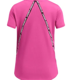 T-Shirts Og Toppe*Under Armour T-shirt - Knockout - Rebel Pink m. Logostriber