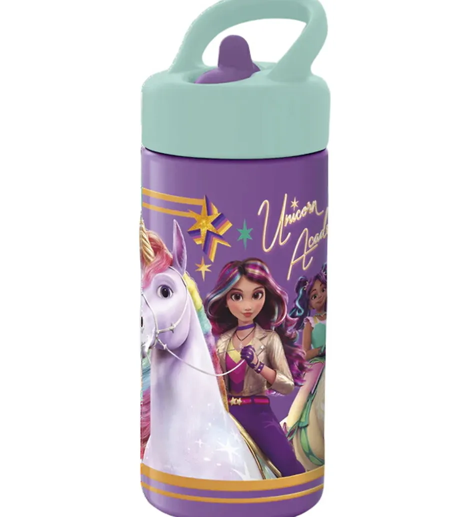 Drikkedunke|Drikkedunke*Unicorn Academy Drikkedunk - 410 ml - Lilla/Mint