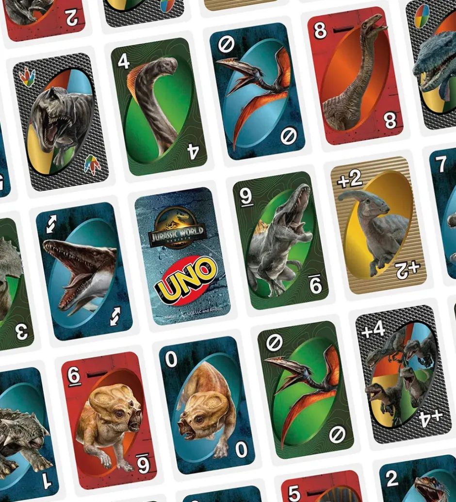 UNO Kortspil - Jurassic World Rebirth
