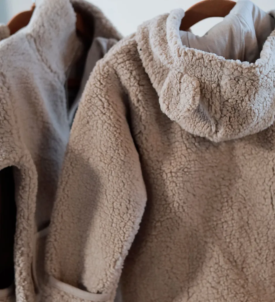 Fleece*VACVAC Fleecejakke - Peluche - Iced Coffee