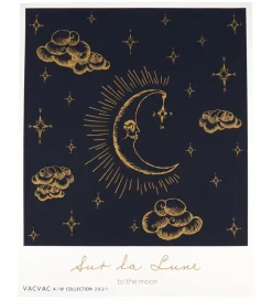 Plakater Og Billeder*VACVAC Plakat - Håndlavet - 40x50 cm - Night Blue