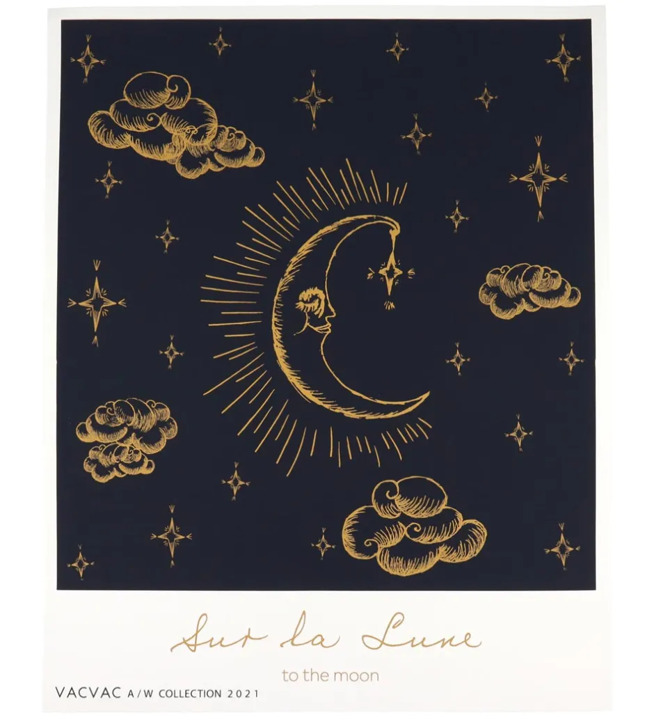 Plakater Og Billeder*VACVAC Plakat - Håndlavet - 40x50 cm - Night Blue