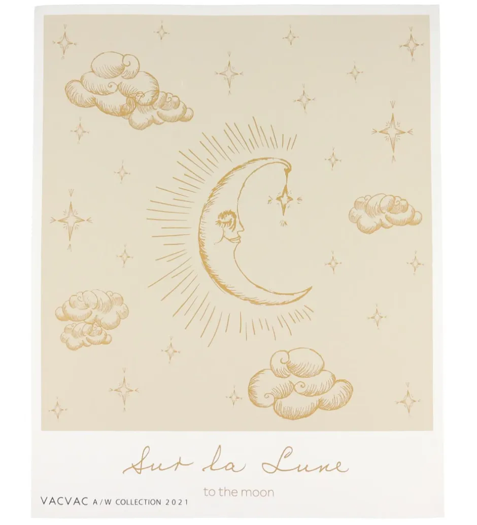 VACVAC Plakat - Håndlavet - 40x50 cm - Golden Mustard