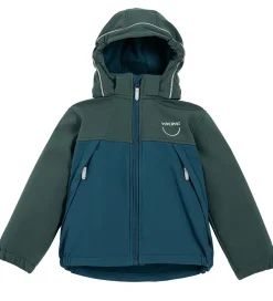 Softshell*Viking Softshelljakke m. Fleece - Play - Dark Green