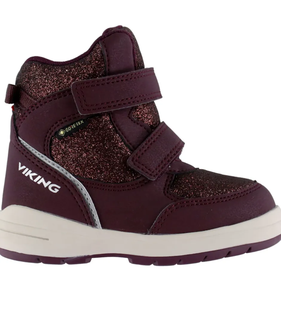 Vinterstøvler*Viking Vinterstøvler - Fun Glitter Warm GTX 2V - Plum