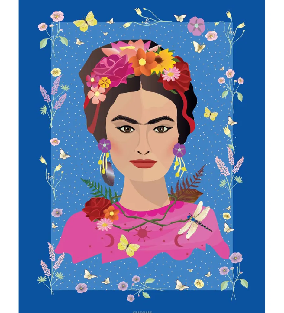 Vissevasse Plakat - 30x40 - Frida Kahlo