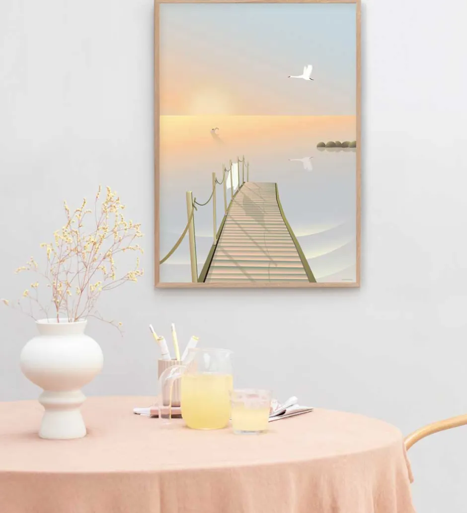 Plakater Og Billeder*Vissevasse Plakat - 30x40 cm - Bathing Bridge