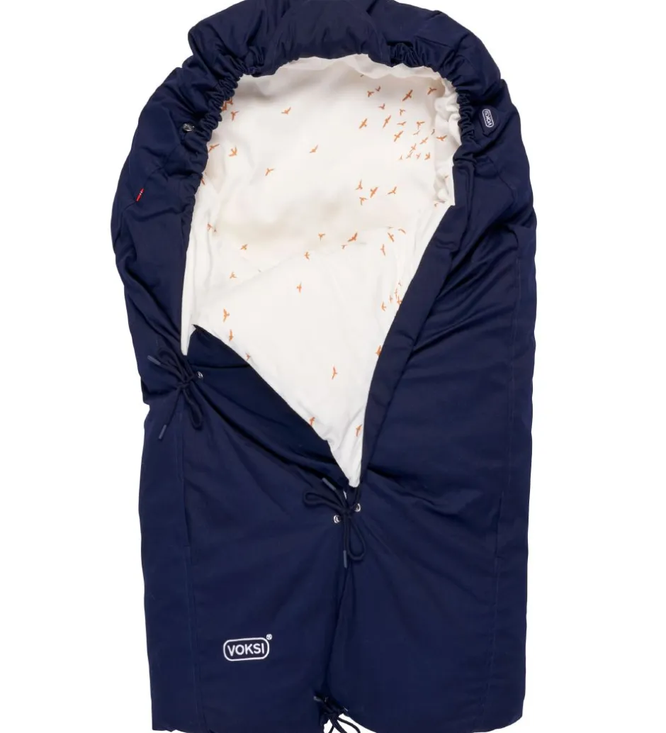 Køreposer*Voksi Kørepose - Classic+ - 80/110 cm - Deep Blue Flying