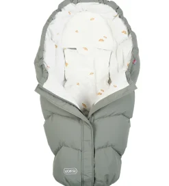 Køreposer*Voksi Kørepose - Move - 85 cm - Meadow Green/Wings