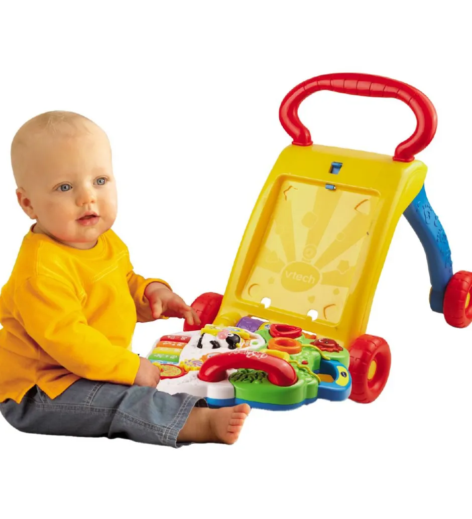 Gåvogne*Vtech Gåvogn - Dansk - Barnets Første Gåvogn