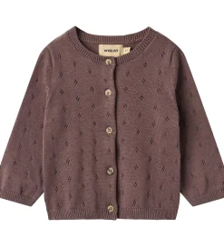 Striktrøjer*Wheat Cardigan - Strik - Maia - Plum