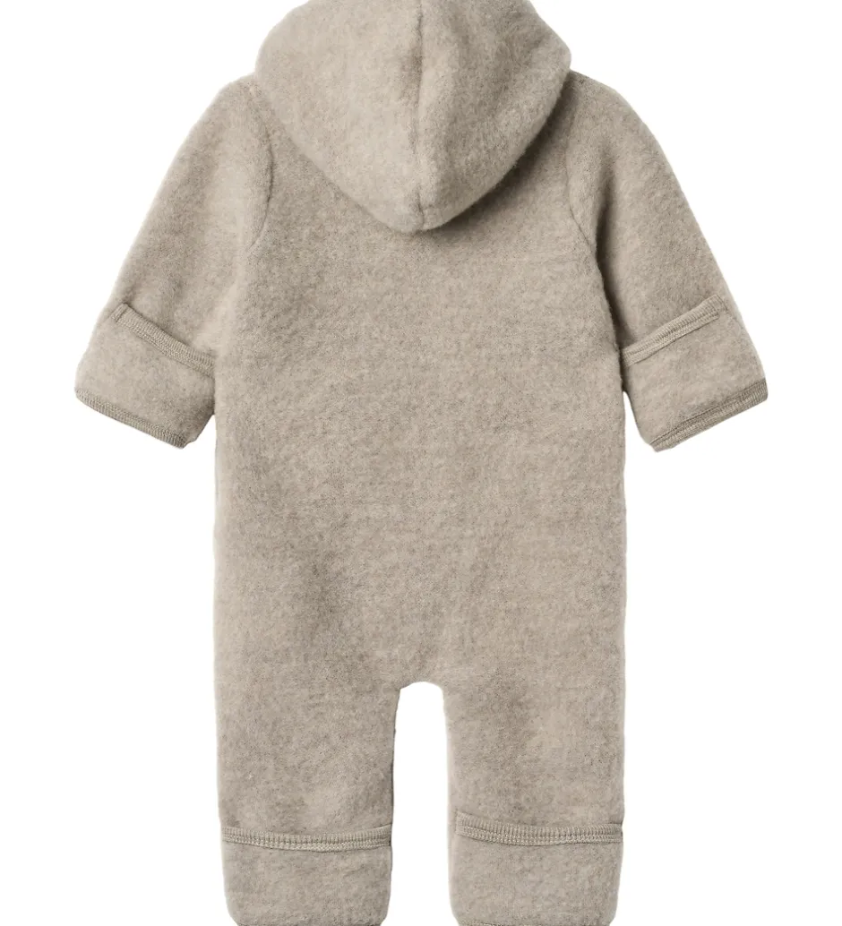 Heldragter*Wheat Heldragt - Uldfleece - Ata - Khaki Melange