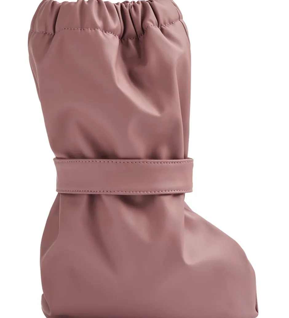 Wheat Overtrækssko m. Fleece - PU - Como - Dusty Lilac