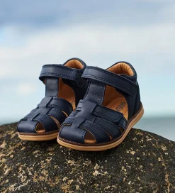 Sandaler*Wheat Sandaler - Sky - Navy Stripe