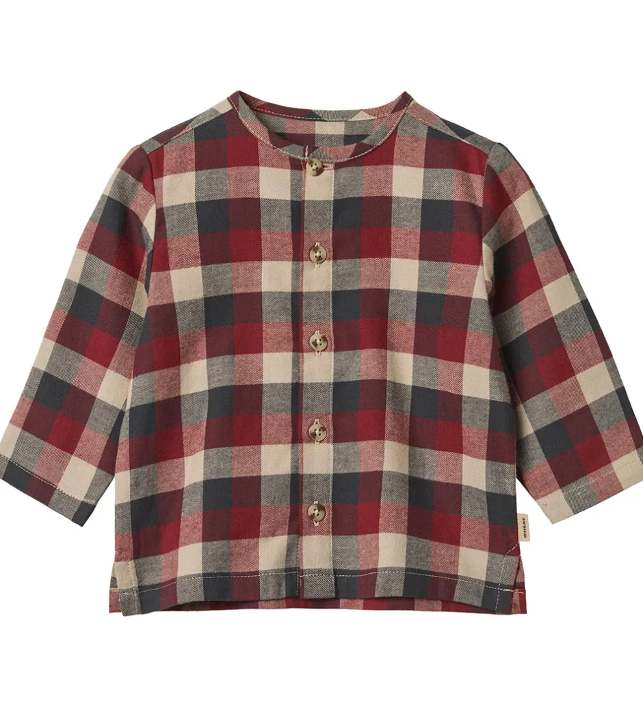 Skjorter*Wheat Skjorte - Shelby - Red Blue Check