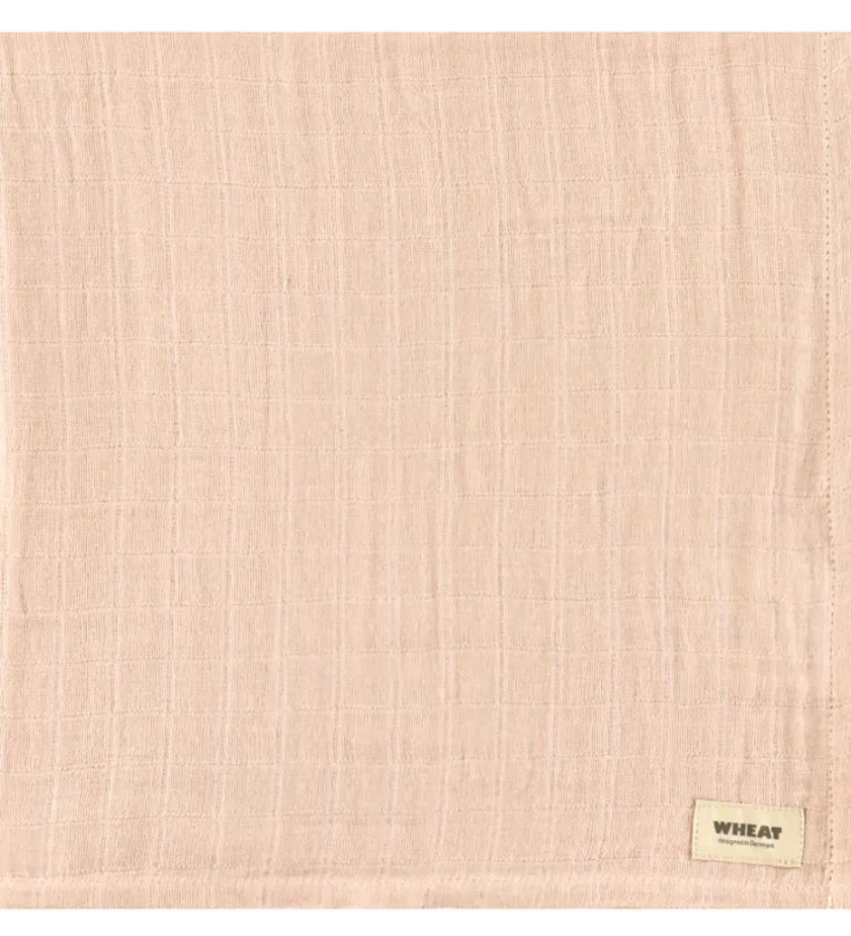 Stofbleer|Pusletid*Wheat Stofbleer - 2-Pak - 65x65 cm - Muslin Kaya - Rose Dust