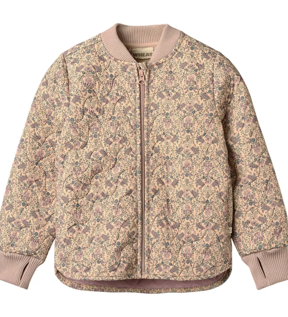 Termotøj*Wheat Termojakke - Loui - Mellow Peach Tapestry