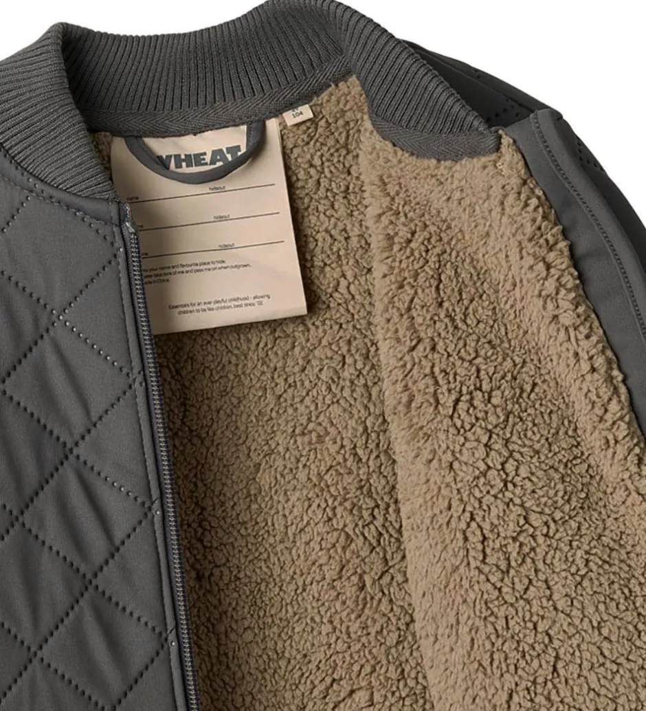 Termotøj*Wheat Termojakke m. Fleece - Benni - Black Sea