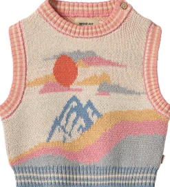 Veste*Wheat Vest - Strik - Maria - Beige/Multi