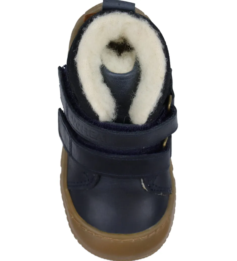 Begyndersko*Wheat Vinterstøvler - Snug Prewalker Tex - Navy