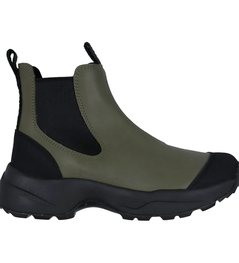 Gummistøvler*Woden Gummistøvler - Kort - Siri - Dark Olive/Black