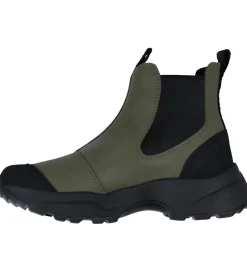 Gummistøvler*Woden Gummistøvler - Kort - Siri - Dark Olive/Black