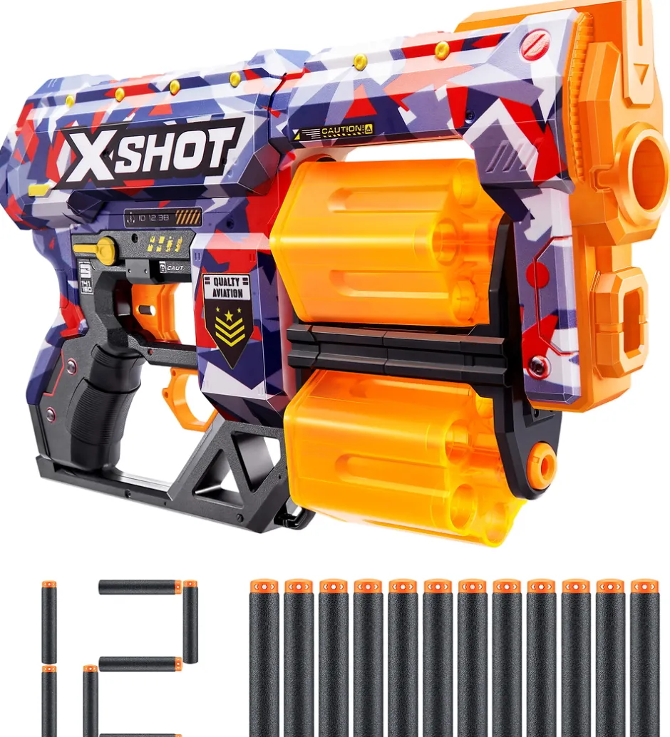 Udeleg Og Udendørs Legetøj*X-SHOT Skumgevær - Skins - Malice