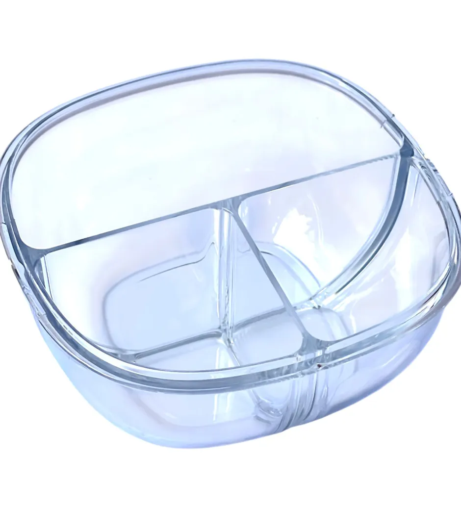 Skole|Madkasser*Yumbox Snack Bowl - 3 Rum - Haze Purple