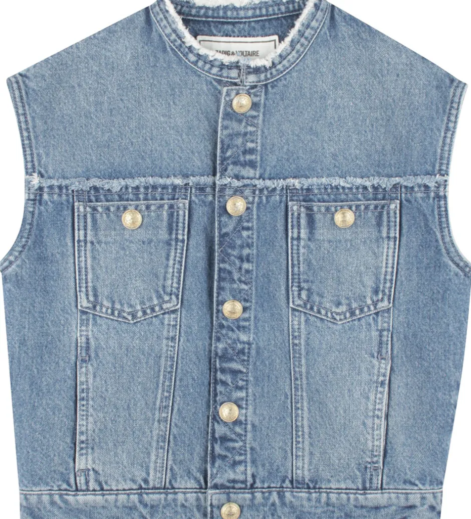 Veste*Zadig & Voltaire Denimvest - Kaely - Double Stone